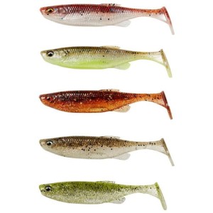 SG Fat Minnow T-tail 9cm 7g ClearWater Mix 5szt