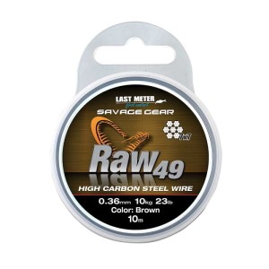Savage Gear Linka Raw 49 0.54mm 23kg Brown 10m
