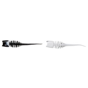 Przynęta Gumowa DAM Effzett Garclic Trout Lure UV 6cm, White/Black 10pcs