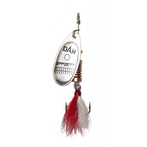 Błystka DAM Effzett Standard Dressed Rozm.6/20g, Silver