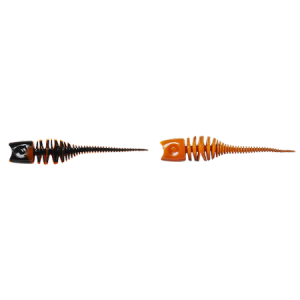 Przynęta gumowa DAM Effzett Garclic Trout Lure UV 6cm, UV Orange Black  10 szt.