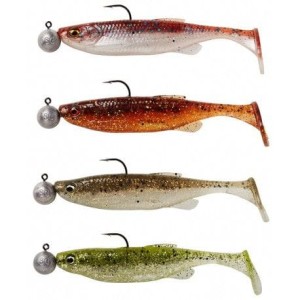 Zestaw Uzbrojonych Przynęt Savage Gear Fat Minnow T-Tail RTF Sinking Clearwater