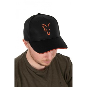 Fox Collection BLACK & ORANGE Czapka 