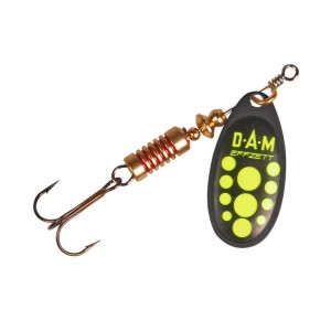 Obrotówka DAM Effzett Standard Spinner Black Yellow 3G