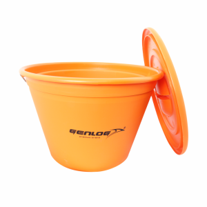 Wiadro z miską i pokrywą Genlog Orange 21l