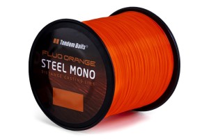 Tandem Baits Steel Mono Fluo pomarańczowy 1200m / 0.30mm / Fluo pomarańczowy