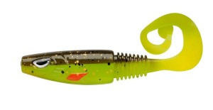 Berkley Sick Curl 8cm Brown Chartreuse 