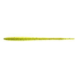 Libra Lures Bass Slim Finnese Worm 14cm - 006 / HOT YELLOW WITH BLACK PEPPER 8pcs (KRYL)