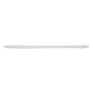 Libra Lures Bass Fat Stick Worm 12.8cm - 001 / WHITE 8PCS (KRYL)