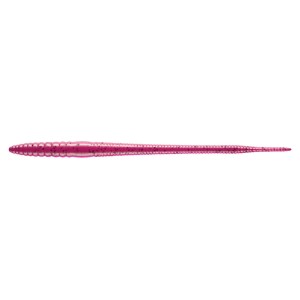 Libra Lures Bass Slim Finnese Worm 14cm - 019 / HOT PINK WITH BLACK PEPPER 8PCS (KRYL)