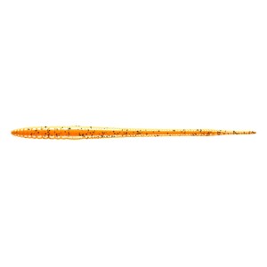 Libra Lures Bass Slim Finnese Worm 14cm - 011 / HOT ORANGE WITH BLACK PEPPER 8PCS (KRYL)