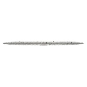 Libra Lures Bass Fat Boy Wacky Worm 12.8cm - 004 / SILVER PEARL WITH BLACK & SILVER PEPPER 8PCS (KRYL)