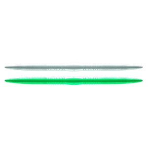 Libra Lures Bass Fat Boy Wacky Worm 12.8cm - 000 / GLOW UV GREEN 8PCS (KRYL)