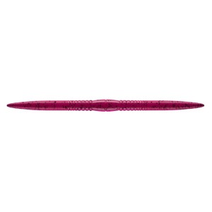 Libra Lures Bass Fat Boy Wacky Worm 12.8cm - 019 / HOT PINK WITH BLACK PEPPER 8PCS (KRYL)