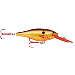 Wobler Rapala Shad Rap BCF Bleeding Copper Flash 