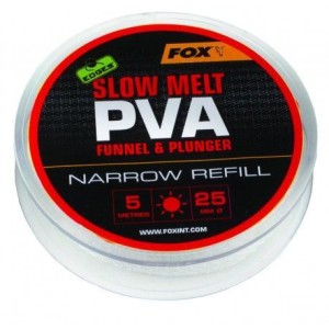 Siatka PVA Fox Mesh Refills - Slow Melt Narrow 25mm/5m