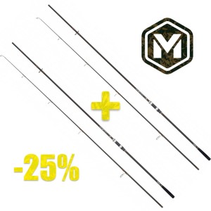 Zestaw Wędek 1+1 Wędka Karpiowa Mivardi Nuclear Carp 3,6m (12ft) 3,00lb set 1+1