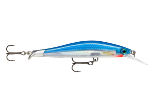 Wobler Rapala Ripstop Deep Minnow 9cm- Silver Blue