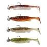 Zestaw gum Savage Gear Fat Minnow T-Tail RTF 9cm - Clearwater MIX