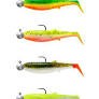Zestaw gum Savage Gear Cannibal Shad 8cm - Darkwater MIX