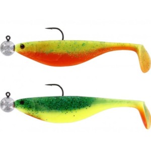 Zestaw przynęt gumowych Westin ShadTeez Rigged'N Ready rozm.6/0, 12cm/10g - Dark Water Mix 1