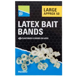 Gumki do pelletu Preston Latex Bait Bands - Large