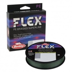 Plecionka Berkley Flex Braid 135m, 0,14 Moss Green