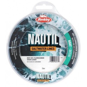 Żyłka przyponowa Berkley Nautil Boat Fluorocarbon Shock Leader 30m, Clear