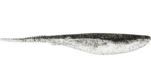 JERKBAIT JERKY PRO 7"/17,5CM /BAG WHITE/CLEAR BLACK GLITTER DRAGON