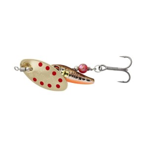 Obrotówka Savage Gear Sticklebait Spinner #3 7.3G S Minnow Gold Red