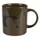 Kubek Fox Green and Black Logo Ceramic Mug