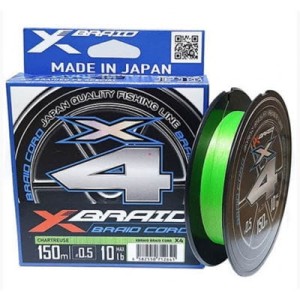Plecionka YGK X-Braid Braid Cord X4 150m #1.0 0.165mm 18lb 8.1kg