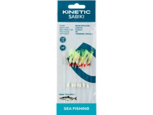 Przywieszka Kinetic Sabiki MaxCatch #6 Holo Fishskin/ Yellow Flash