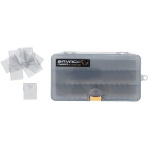 Pudełko na przynęty Savage Gear Lurebox Smoke 4B 21.4x11.8x4.5cm