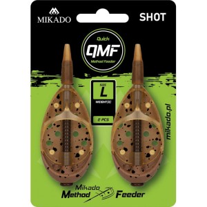 Zestaw Mikado Method Feeder SHOT Q.M.F system | L | 2x40g