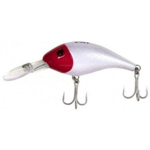 Wobler Black Cat Cranker Sinking 16cm/50g, Red/Glow in the Dark