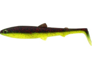 Przynęta gumowa Westin Bullteez Shadtail 7,5cm 4g BLACK/CHARTREUSE