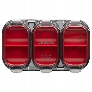 Pudełko wędkarskie organizer Daiwa Box WP 6 Komorowe 11x6,5x1,8cm RED SMOKE