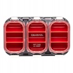 Pudełko wędkarskie organizer Daiwa Box WP 9 Komorowe 11x6,5x1,8cm RED SMOKE