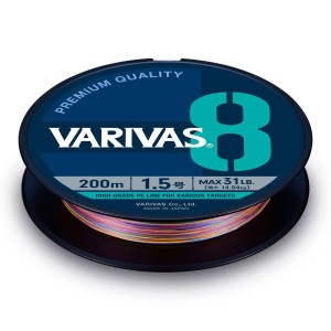 Plecionka Varivas8 PE #1 20lb 150m Multicolor