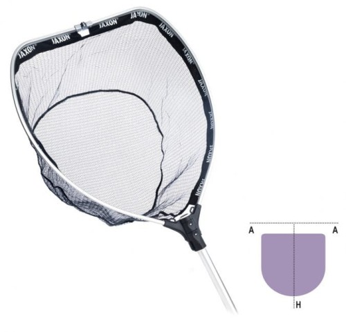 Podbierak Jaxon Spinning składany siatka gumowana 240cm PL-AB240X