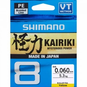 Plecionka Shimano Kairiki 8 0,130 150m 8,2kg Yello