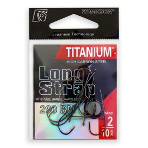 Haczyki Robinson Titanium Long Strap 290 r.4 10szt  
