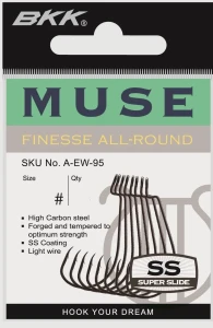 Haczyki offsetowe BKK Muse rozm.  4 - op.  10szt