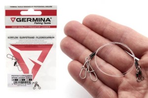 Przypon Germina Fluocarbon 20cm / 12kg / 2 szt.