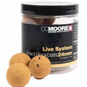 Kulki haczykowe CC Moore Hard Hookbaits Live System 24mm