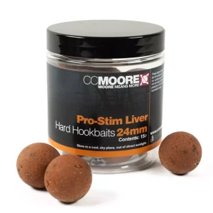 Kulki haczykowe CC Moore Hard Hookbaits Pro-Stim Liver Hard 24mm