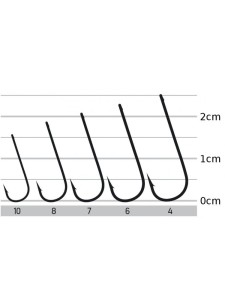Haczyki Jaxon Sumato Round Czarne 6 BLN