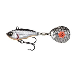 Przynęta Savage Gear Fat Tail Spin 6.5cm / 16g - Dirty Silver