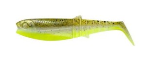 Zestaw gum Savage Gear Cannibal Shad 8cm 5g Green Pearl Yellow 5 szt.